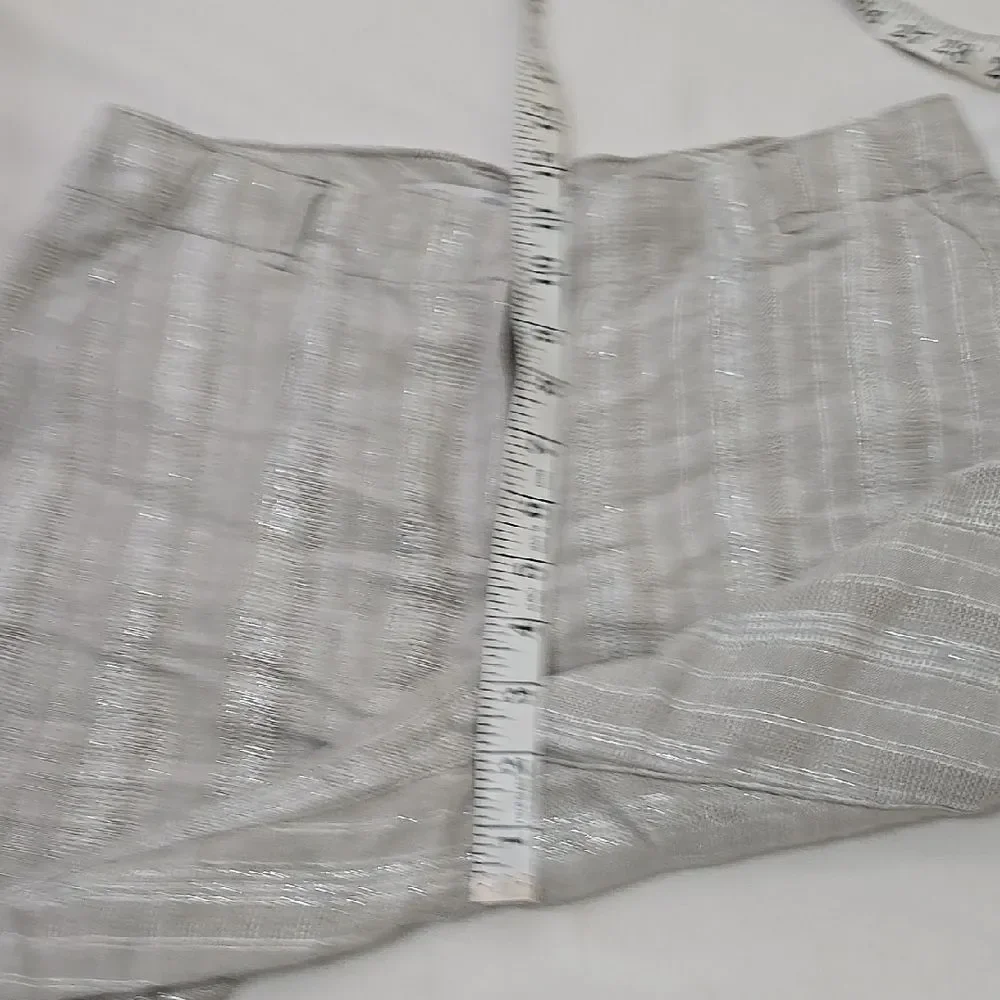 Tommy Bahama Silver‎ Gray Dress Pants Cropped Style 2